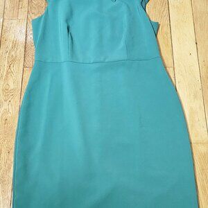 Ann Taylor Dress Teal Work Dress 12P